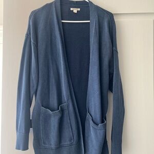 Goodthreads Indigo Open-Front Pocket Cardigan